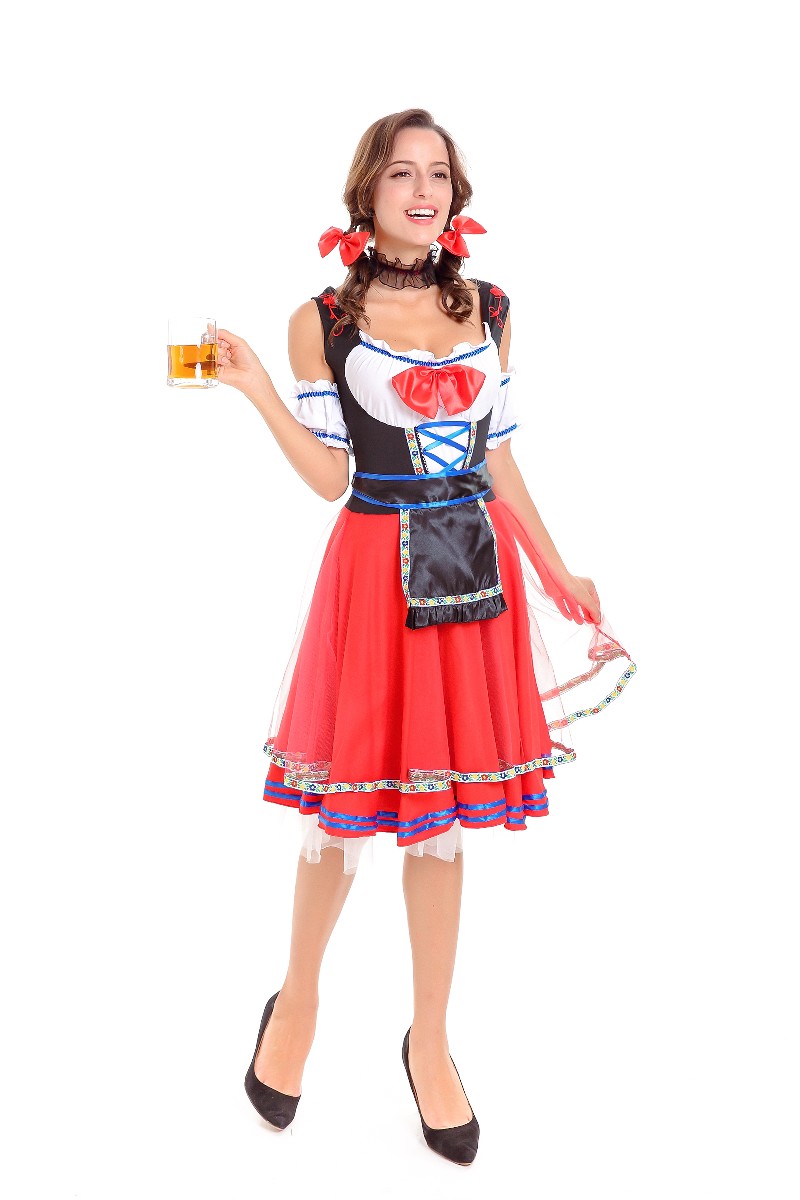F1794-2 КОСТЮМ ДЕВУШКИ МЕДВЕДЯ OKTOBERFEST
